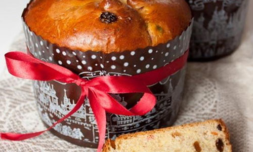 Простой пасхальный кулич из цельнозерновой муки