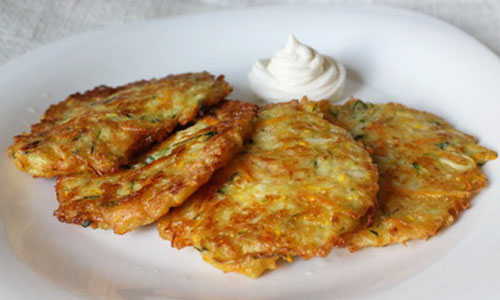 Кабачковые оладьи