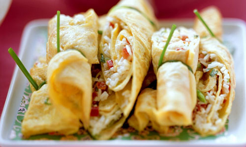 Блины с рисом